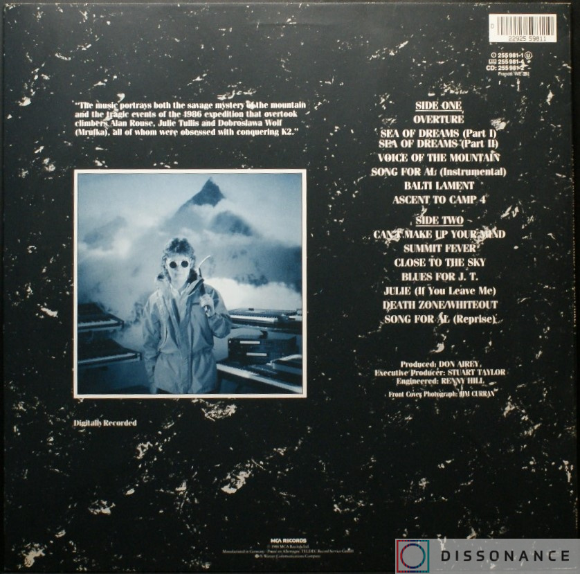 Виниловая пластинка K2 (Don Airey) - Tales Of Triumph And Tragedy (1988) - фото 1