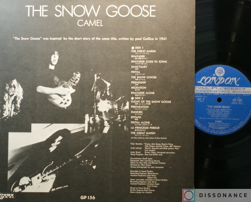 Виниловая пластинка Camel - Snow Goose (1975) - фото 2