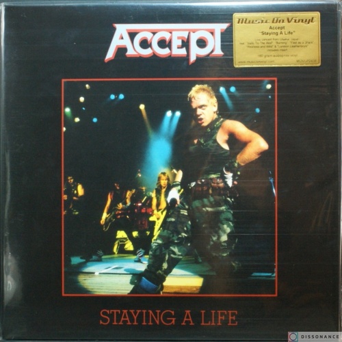 Виниловая пластинка Accept - Staying A Life (1990)
