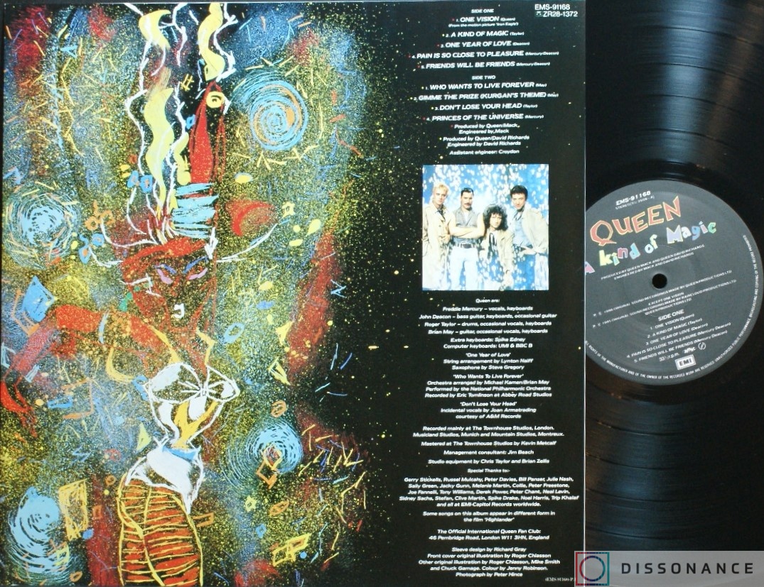 Виниловая пластинка Queen - A Kind Of Magic (1986) - фото 3