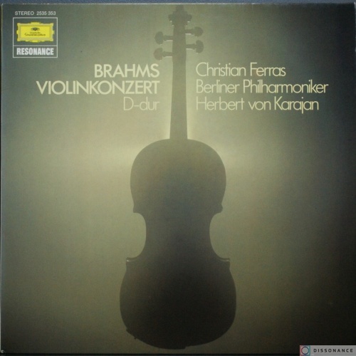 Виниловая пластинка Brahms - Violinkonzert D Dur (1964)