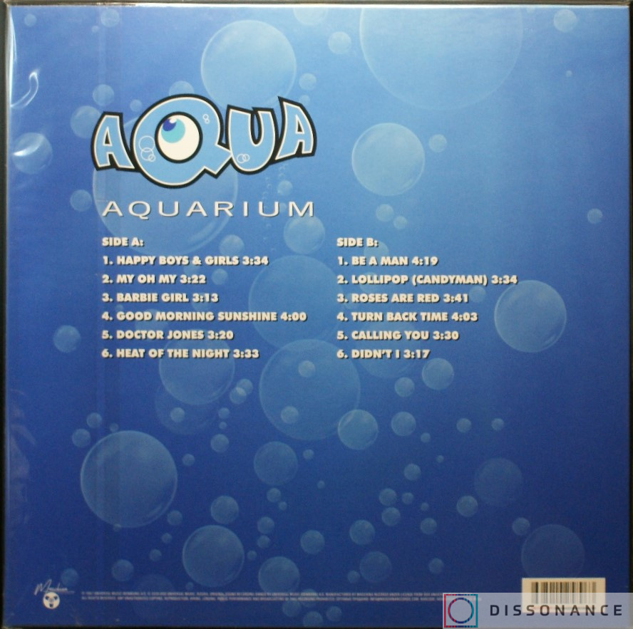 Виниловая пластинка Aqua - Aquarium (1997) - фото 1