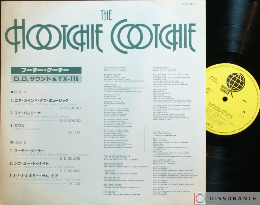 Виниловая пластинка DD Sound - Hootchie Cootchie (1979) - фото 2