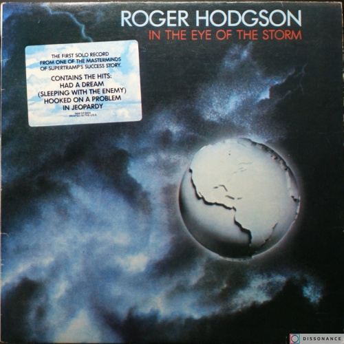Виниловая пластинка Roger Hodgson - In The Eye Of The Storm (1984)