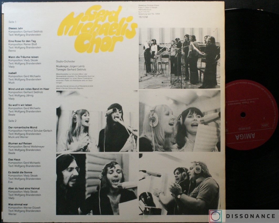 Виниловая пластинка Gerd Michaelis Chor - Gerd Michaelis Chor (1974) - фото 1