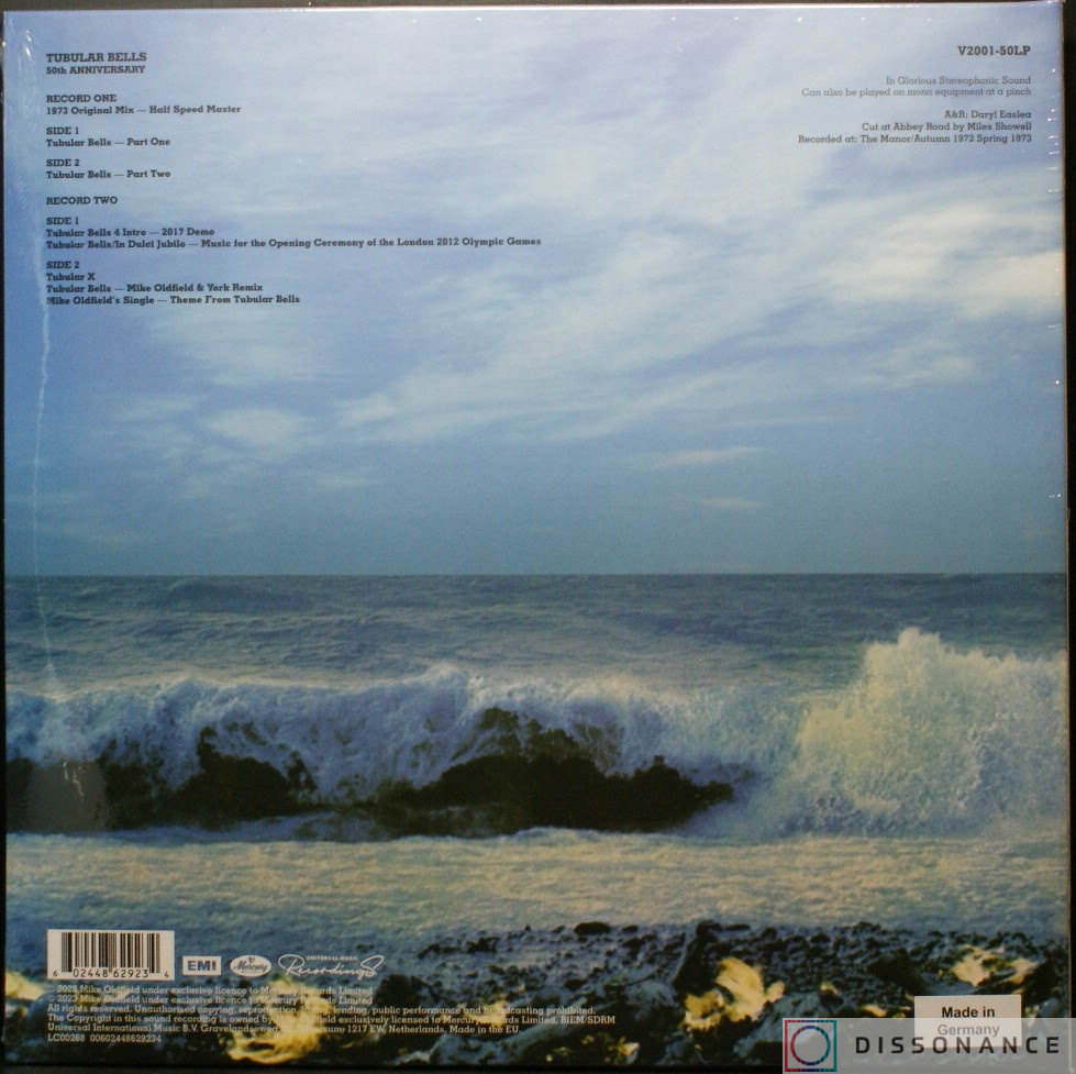 Виниловая пластинка Mike Oldfield - Tubular Bells (1973) - фото 1