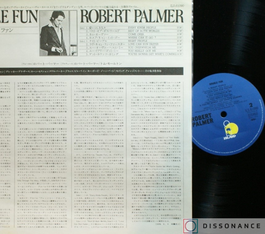 Виниловая пластинка Robert Palmer - Double Fun (1978) - фото 2