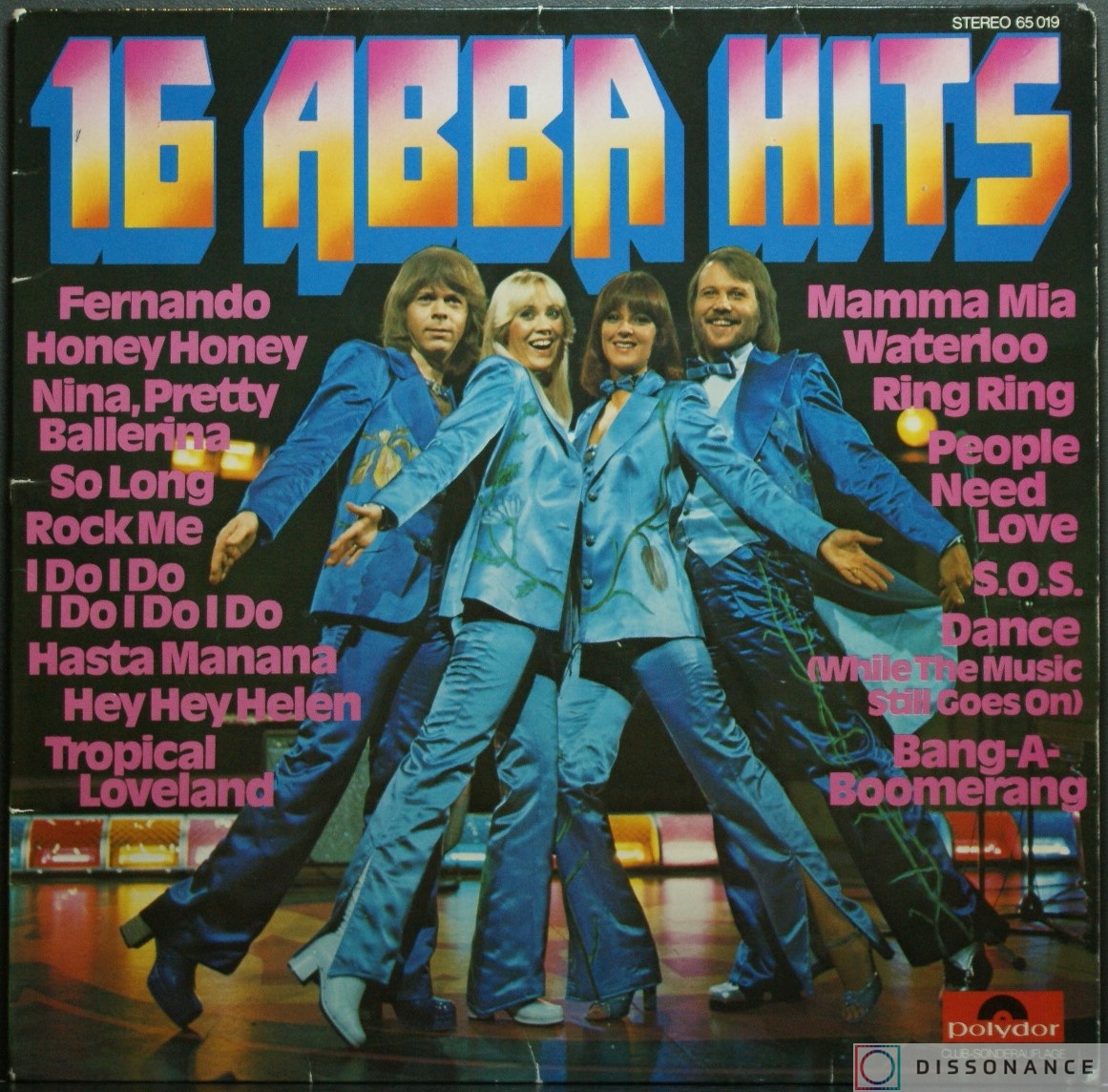 Виниловая пластинка Abba - 16 Abba Hits (1976) - фото обложки