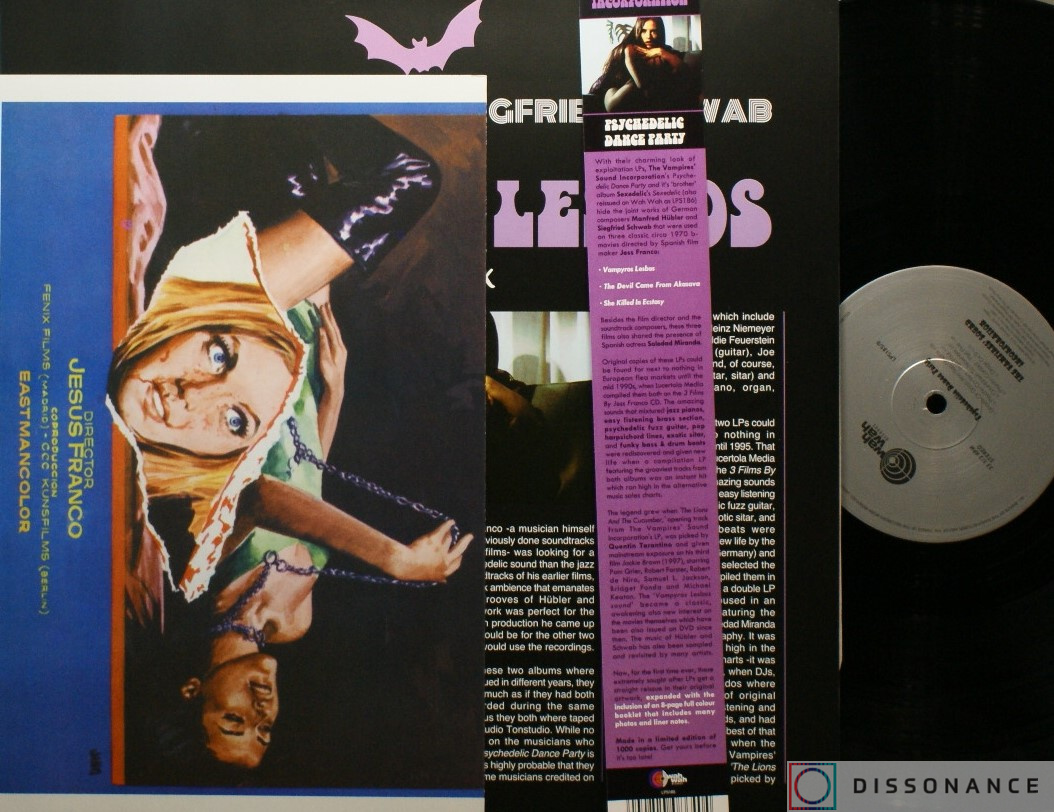 Виниловая пластинка Vampire Sound Incorporation - Psychedelic Dance Party (1969) - фото 2
