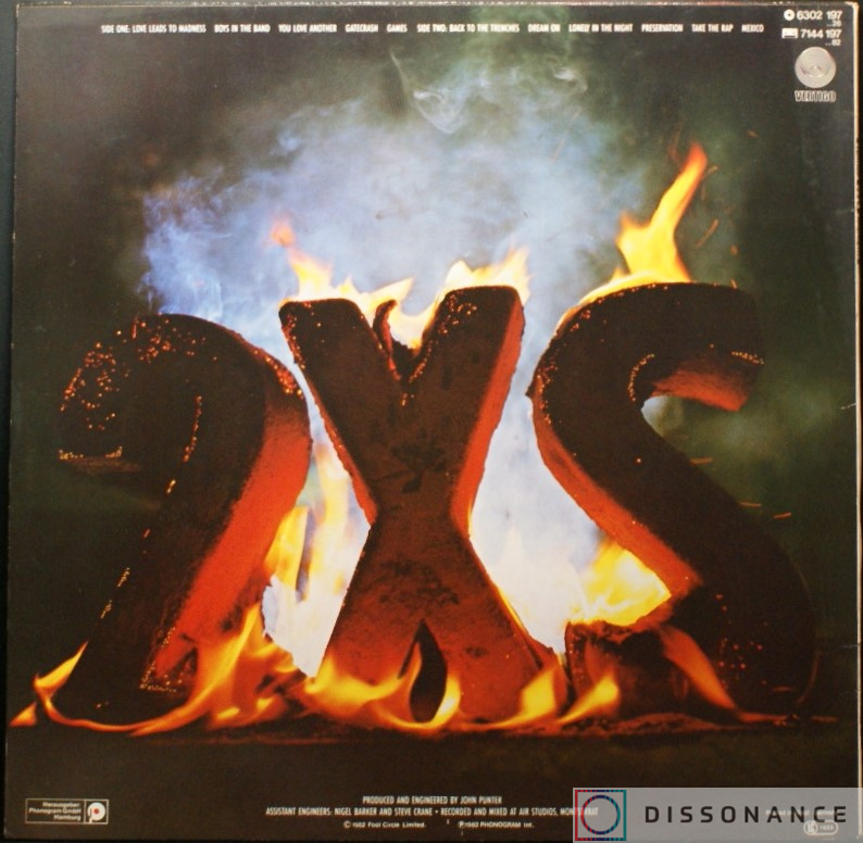 Виниловая пластинка Nazareth - 2XS (1982) - фото 1