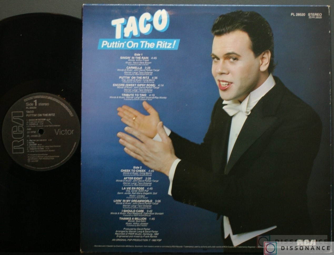 Виниловая пластинка Taco - Puttin On The Ritz (1982) - фото 1