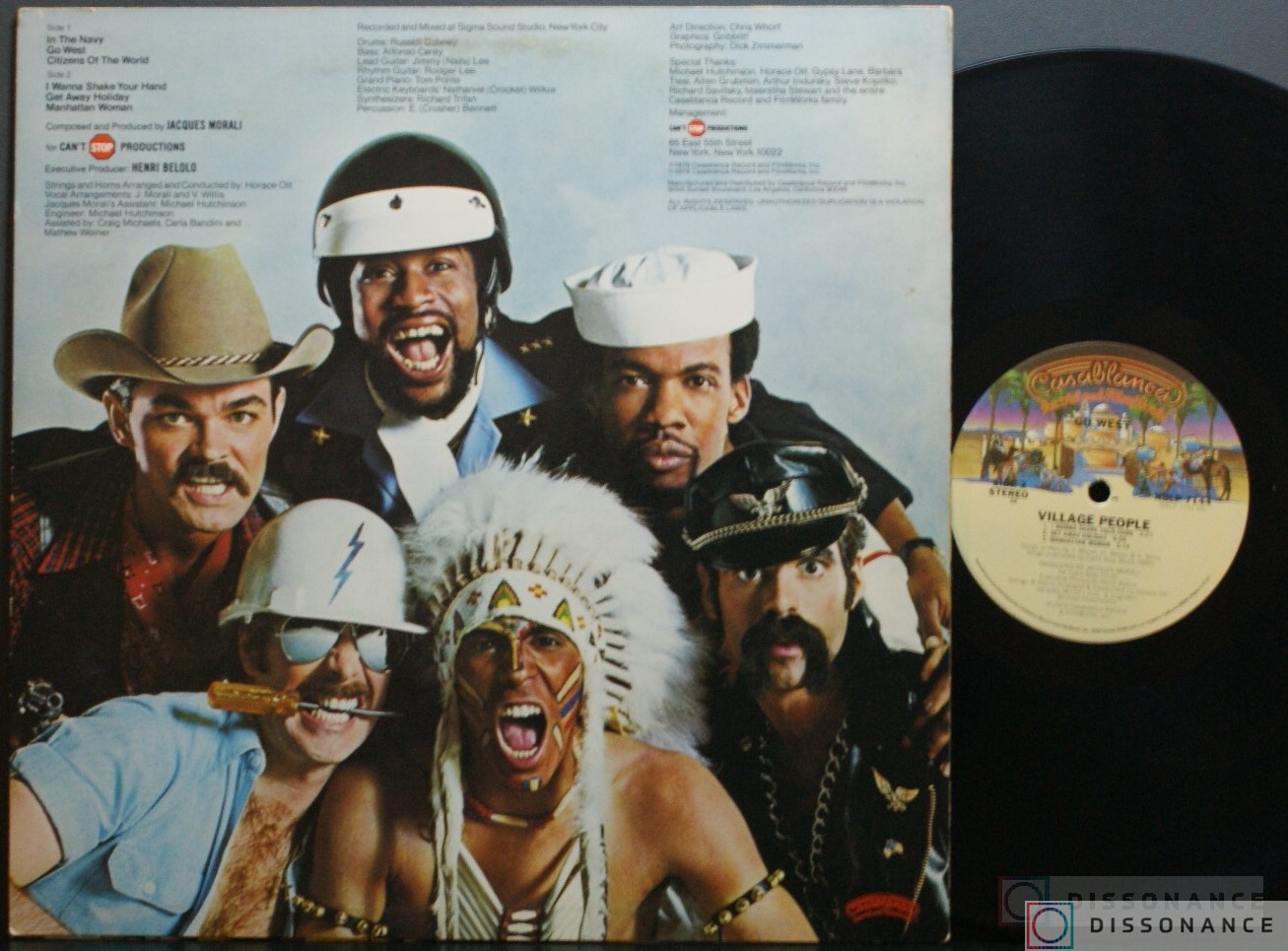 Виниловая пластинка Village People - Go West (1979) - фото 1