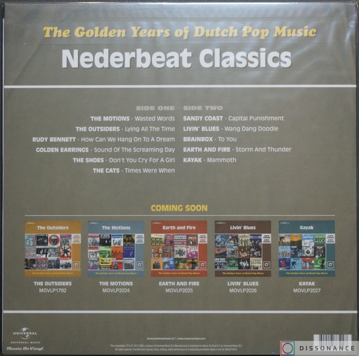 Виниловая пластинка V/A - Golden Years Of Nederbeat Classics (2017) - фото 1