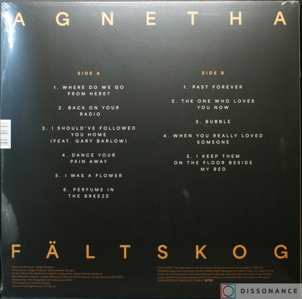 Виниловая пластинка Agnetha Faltskog - A+ (2023) - фото 1