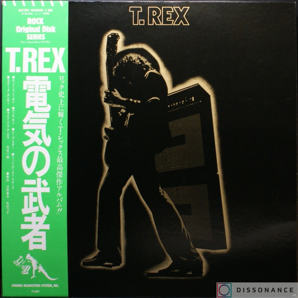 Виниловая пластинка T Rex - Electric Warrior (1971) - фото обложки