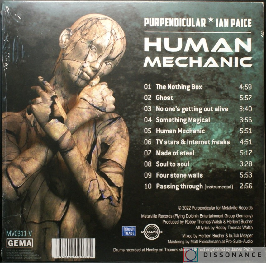 Виниловая пластинка Ian Paice Purpendicular - Human Mechanic (2022) - фото 1
