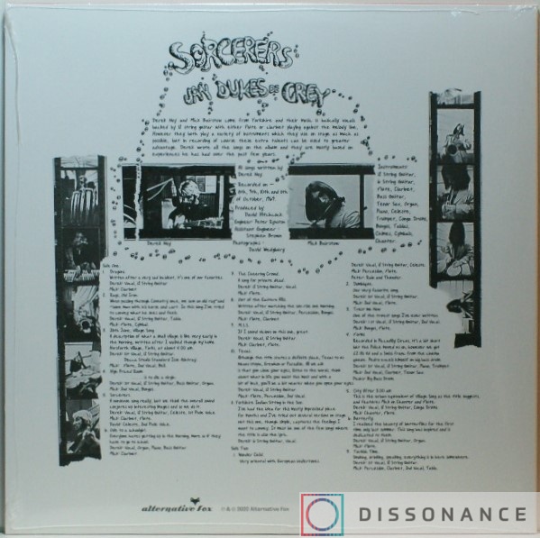 Виниловая пластинка Jan Dukes De Grey - Sorcerers (1969) - фото 1