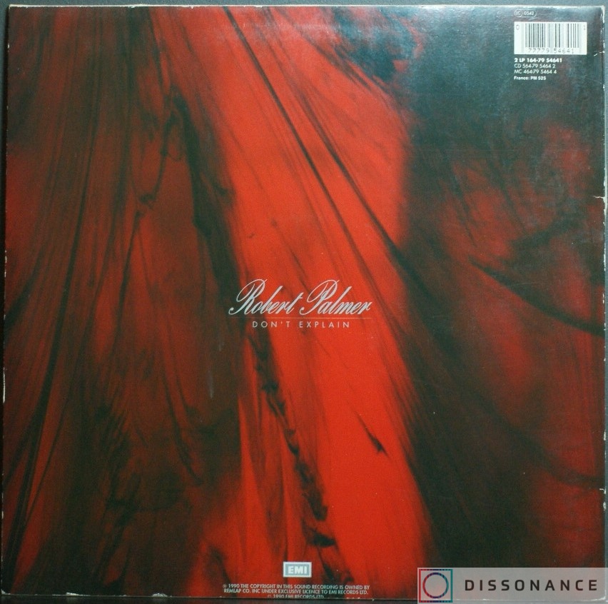 Виниловая пластинка Robert Palmer - Dont Explain (1990) - фото 1
