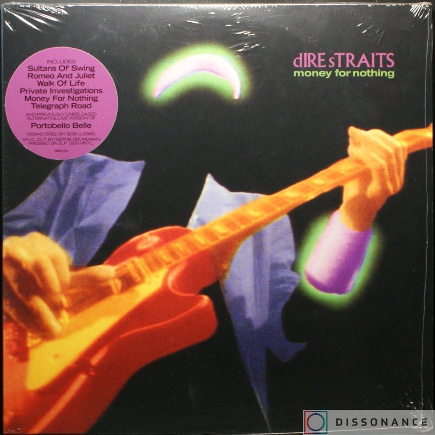Виниловая пластинка Dire Straits - Money For Nothing (1988) - фото обложки