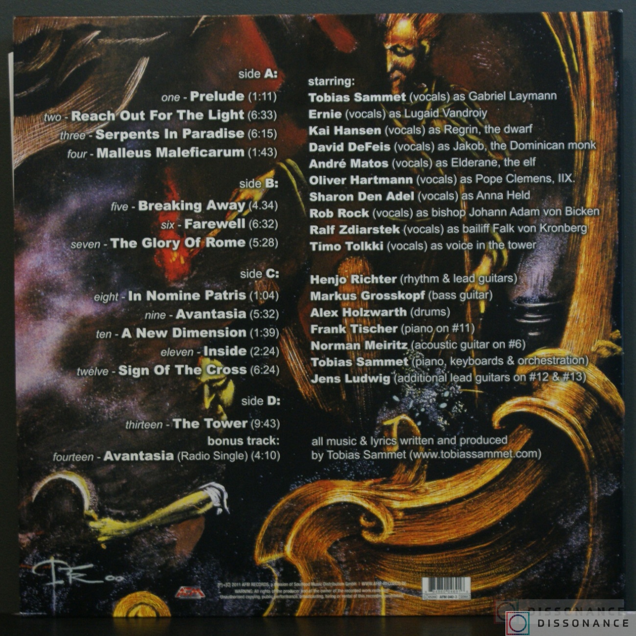 Виниловая пластинка Avantasia - Metal Opera - фото 1
