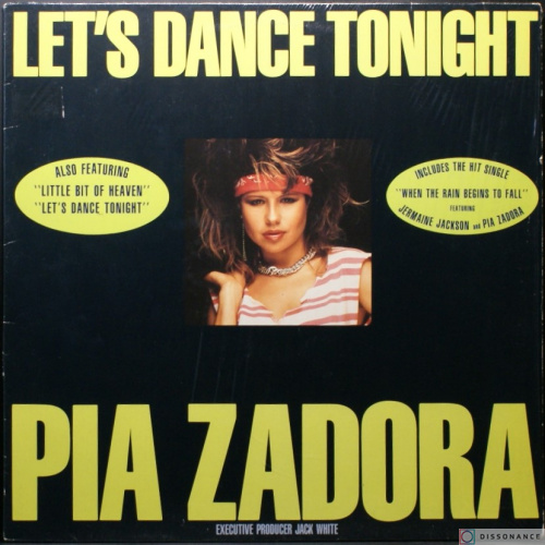 Виниловая пластинка Pia Zadora - Lets Dance Tonight (1984)