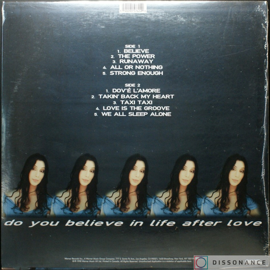Виниловая пластинка Cher - Believe (1998) - фото 1