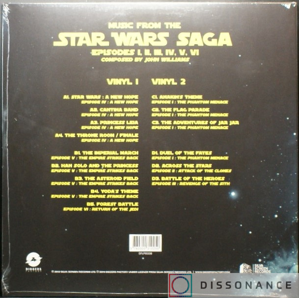 Виниловая пластинка Ost (Soundtrack) - Star Wars Saga (2012) - фото 1