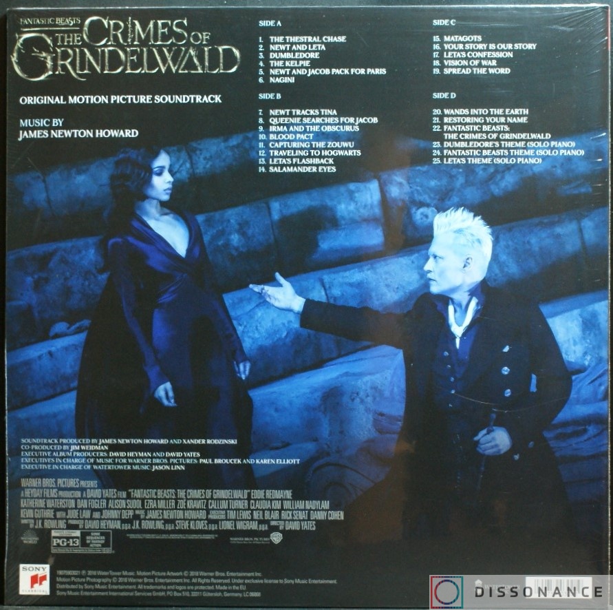 Виниловая пластинка Ost (Soundtrack) - Crimes Of Grindewald (2018) - фото 1