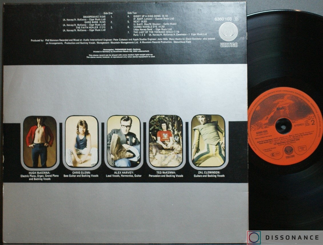 Виниловая пластинка Sensational Alex Harvey Band - Next (1973) - фото 1