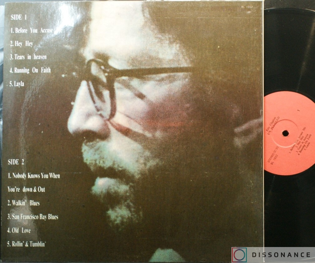 Виниловая пластинка Eric Clapton - Unplugged (1992) - фото 1