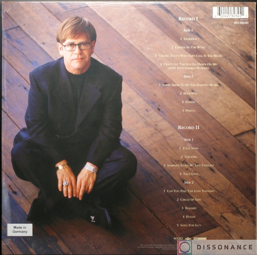 Виниловая пластинка Elton John - Love Songs (1995) - фото 1