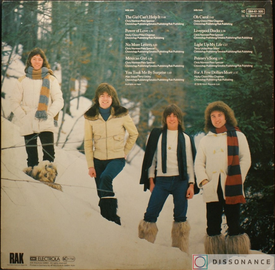 Виниловая пластинка Smokie - Montreux Album (1979) - фото 2