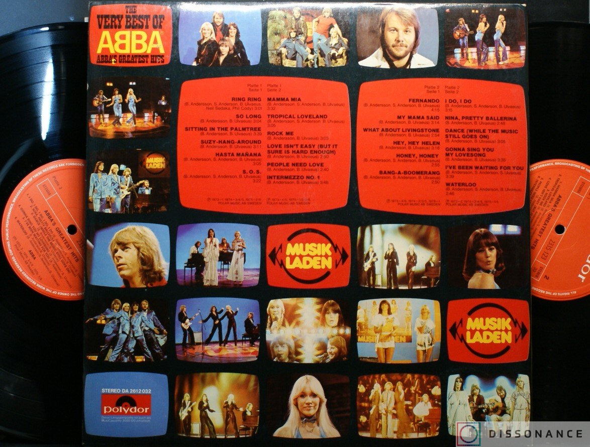Виниловая пластинка Abba - Very Best Of ABBA (1976) - фото 2