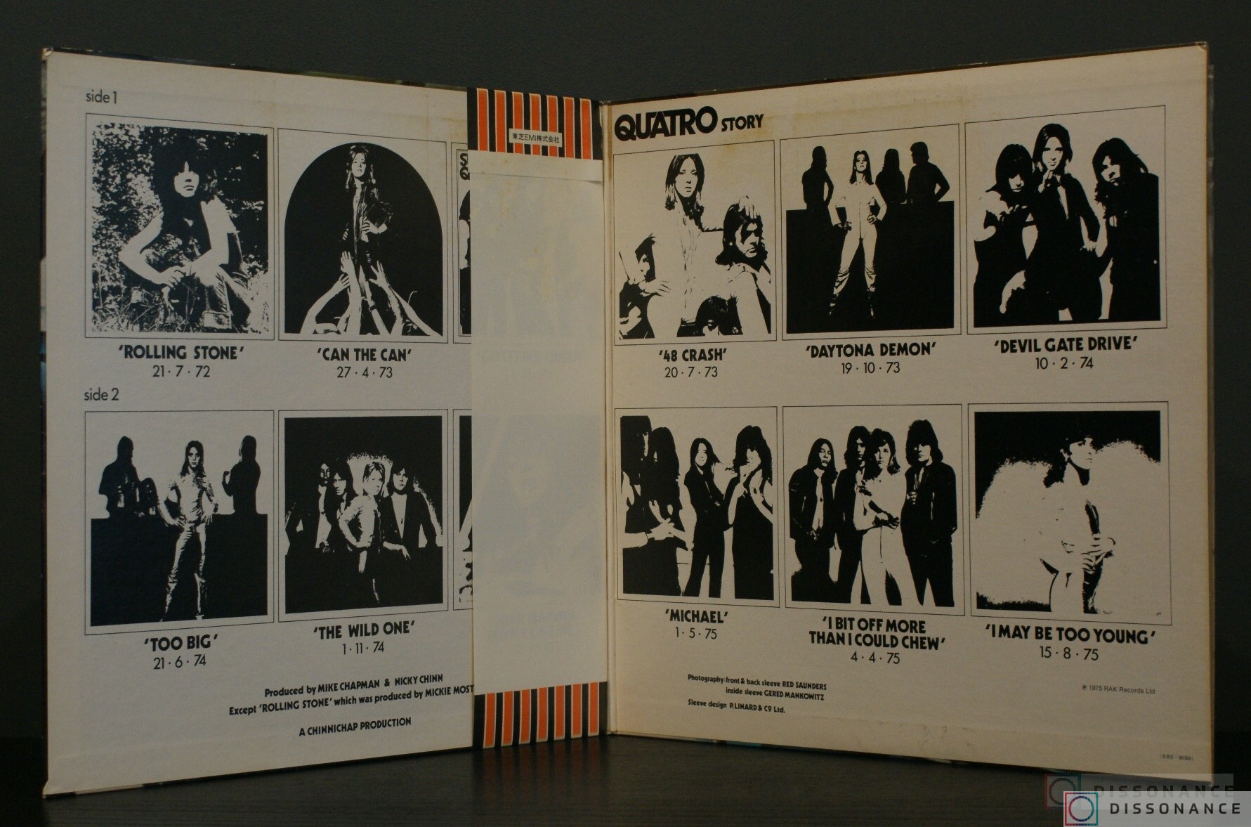 Виниловая пластинка Suzi Quatro - Story (1975) - фото 3