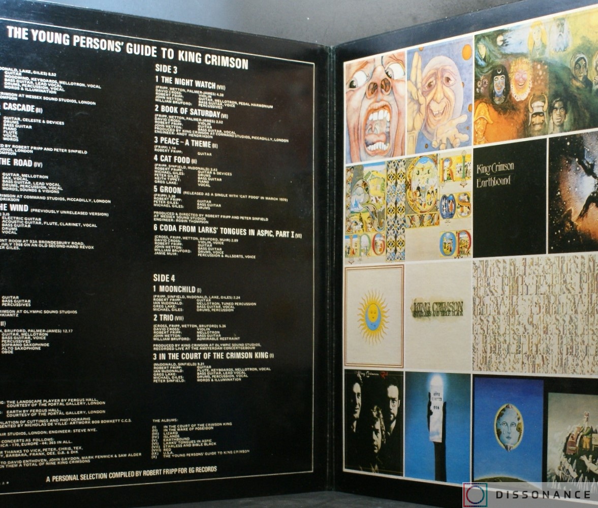 Виниловая пластинка King Crimson - Young Persons Guide To King Crimson (1975) - фото 1