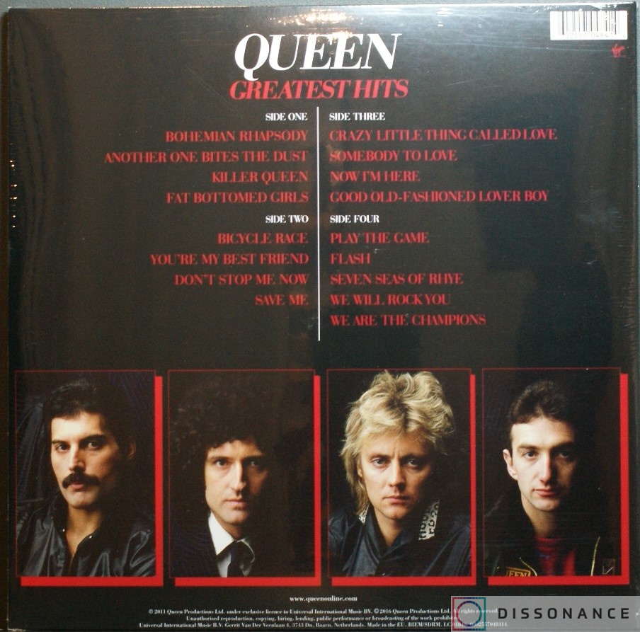 Виниловая пластинка Queen - Greatest Hits Of Queen (2011) - фото 1
