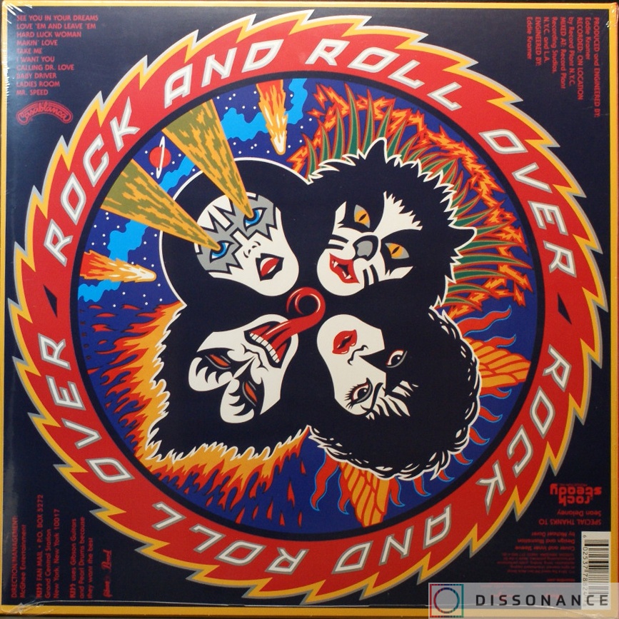 Виниловая пластинка Kiss - Rock And Roll Over (1976) - фото 1