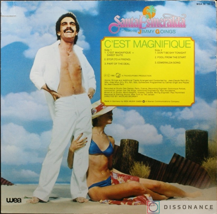 Виниловая пластинка Santa Esmeralda - Cest Magnifique (1980) - фото 1