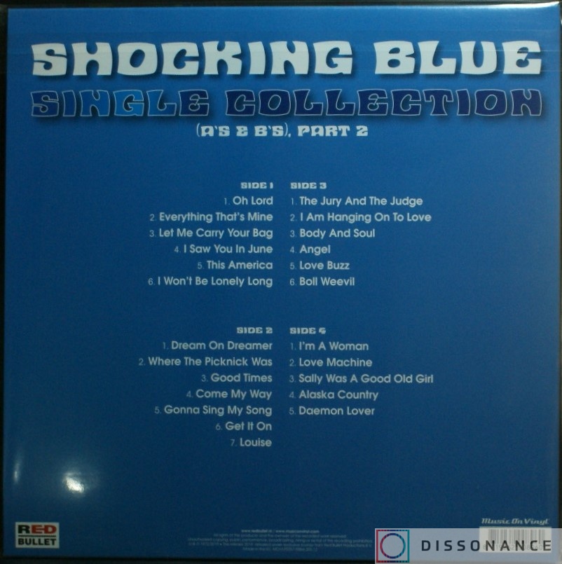Виниловая пластинка Shocking Blue - Single Collection Part 2 (2019) - фото 1