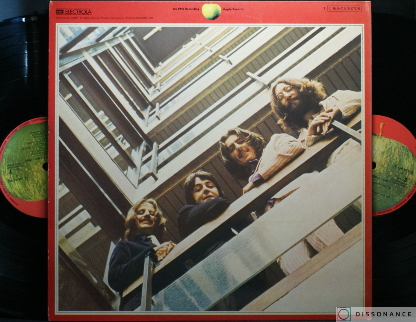 Виниловая пластинка Beatles - 1962-1966 (1973) - фото 2