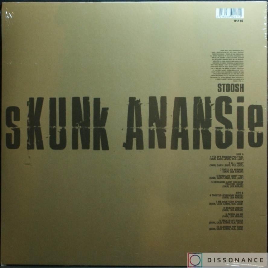 Виниловая пластинка Skunk Anansie - Stoosh (1996) - фото 1