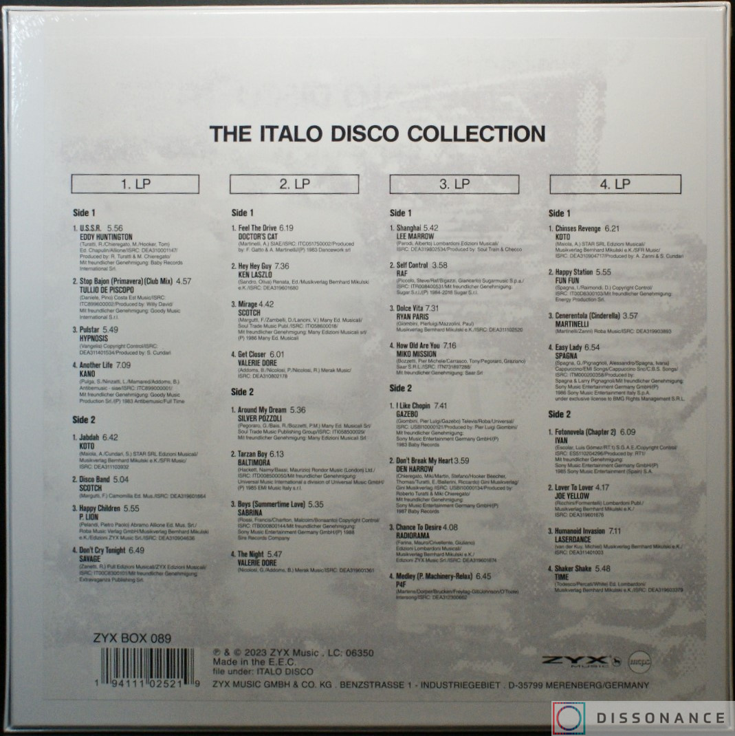Виниловая пластинка V/A - Italo Disco Collection (2023) - фото 1