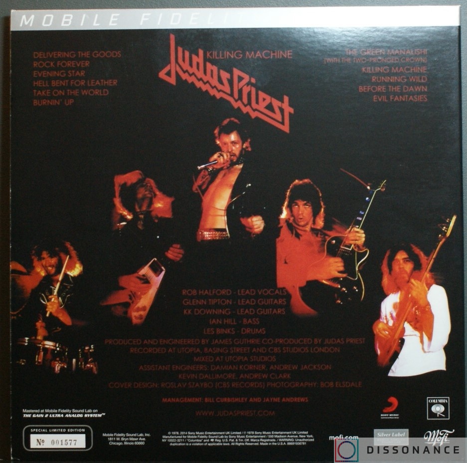 Виниловая пластинка Judas Priest - Killing Machine (1978) - фото 1