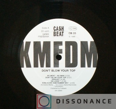 Виниловая пластинка KMFDM - Don't Blow Your Top (1988) - фото 2