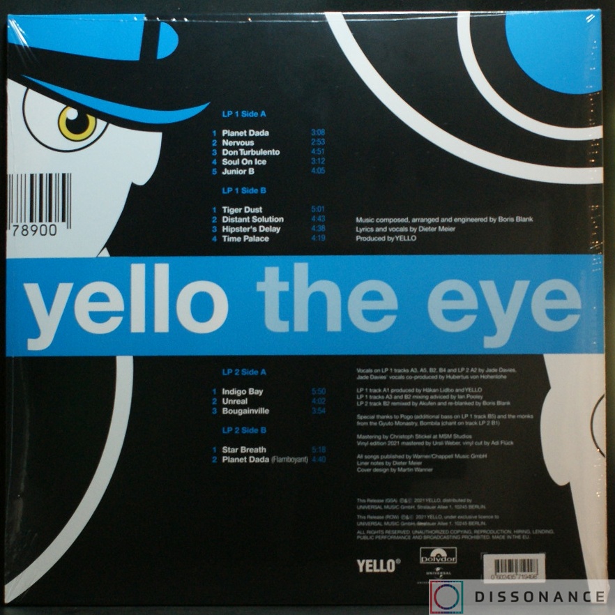 Виниловая пластинка Yello - The Eye (2003) - фото 1