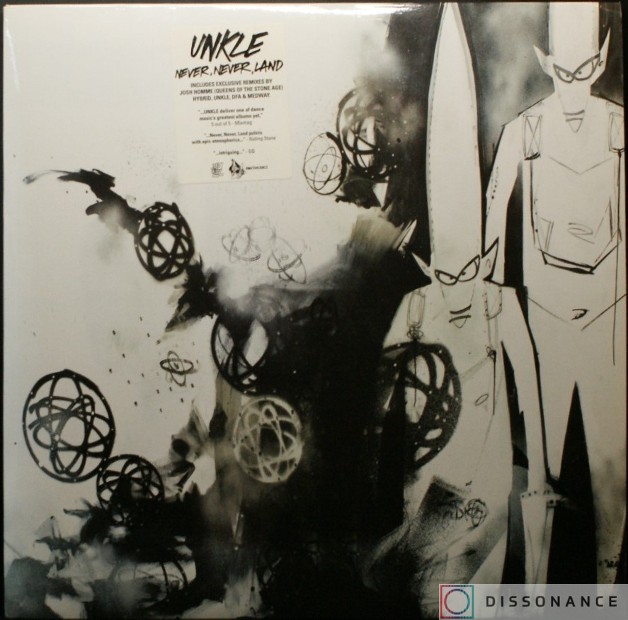 Виниловая пластинка UNKLE - Never Never Land (2003) - фото обложки