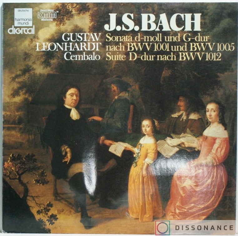 Виниловая пластинка Bach - Sonata D moll Und G dur (1985) - фото обложки