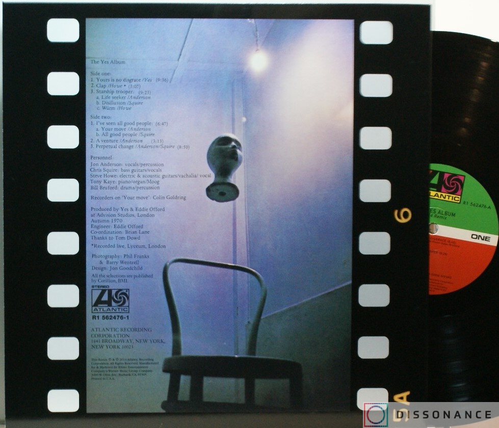 Виниловая пластинка Yes - Album (1971) - фото 2