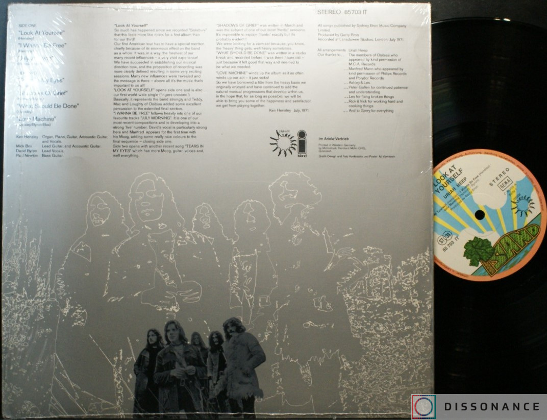 Виниловая пластинка Uriah Heep - Look At Yourself (1971) - фото 1