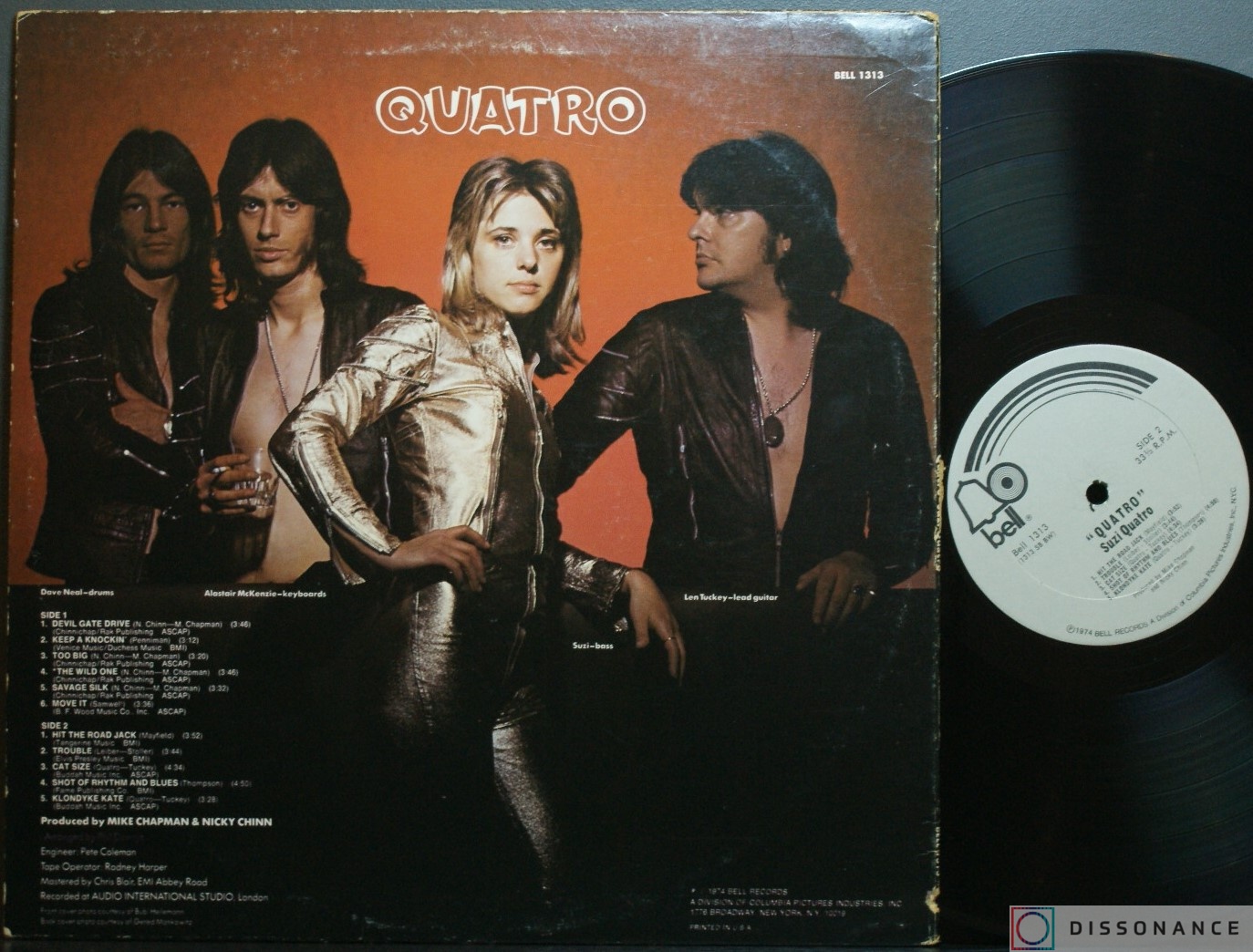 Виниловая пластинка Suzi Quatro - Quatro (1974) - фото 1